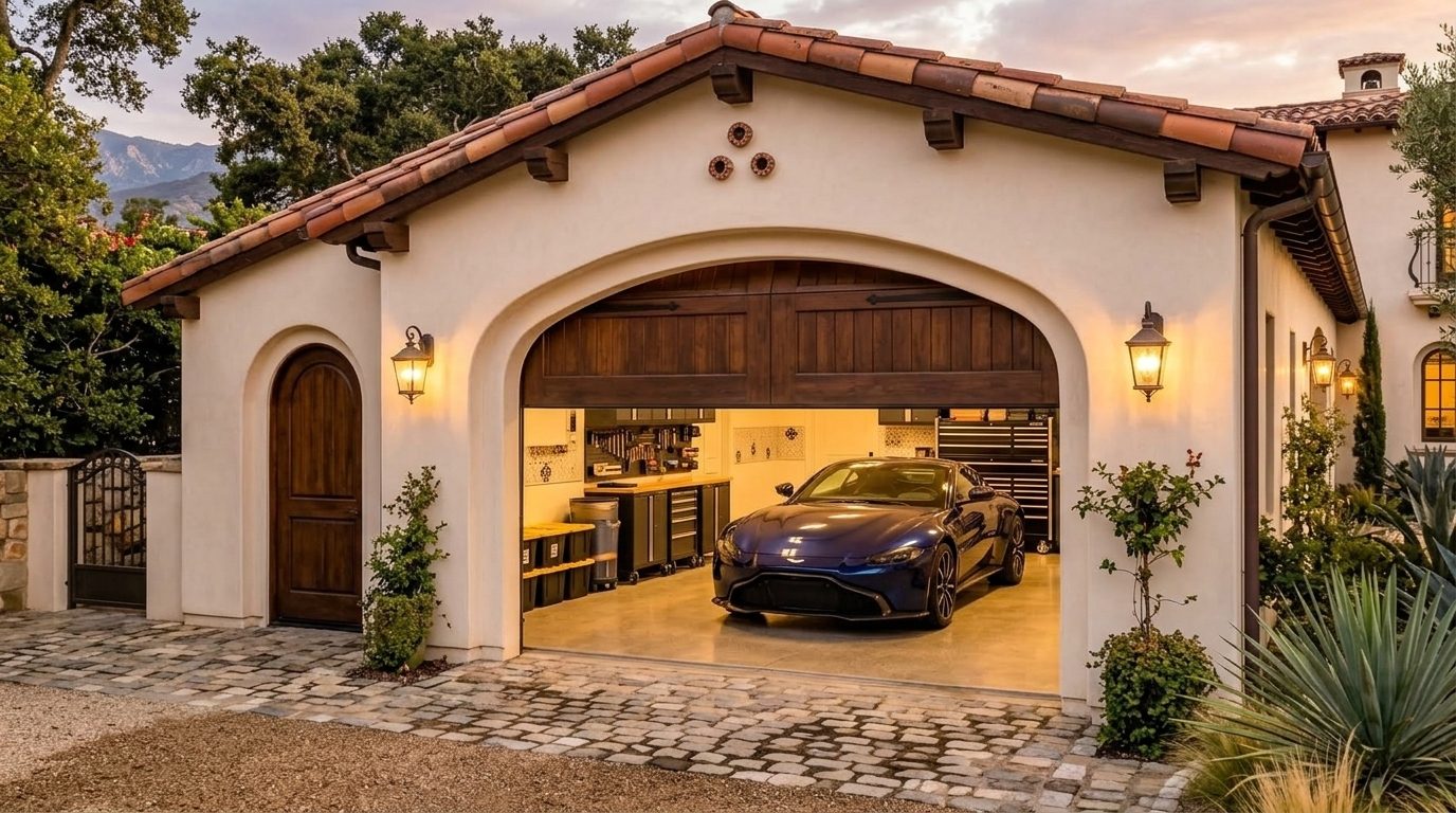 Teresa Garage Door Repair Service Garage Door Gliding Open Revealing Warm Illuminated Interior